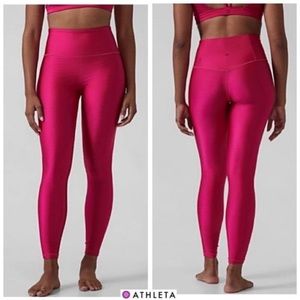 Athleta Hot Pink Elation Shine Tight Legging - 1X